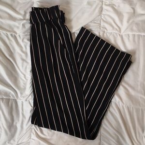 H&M High Waist Pin Stripe Pants